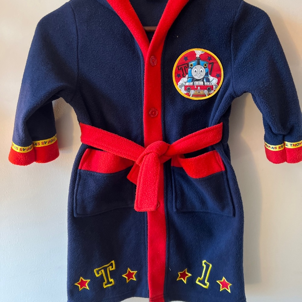 Thomas the Train 🚂 fleecy style house coat/rope 3-4 years old